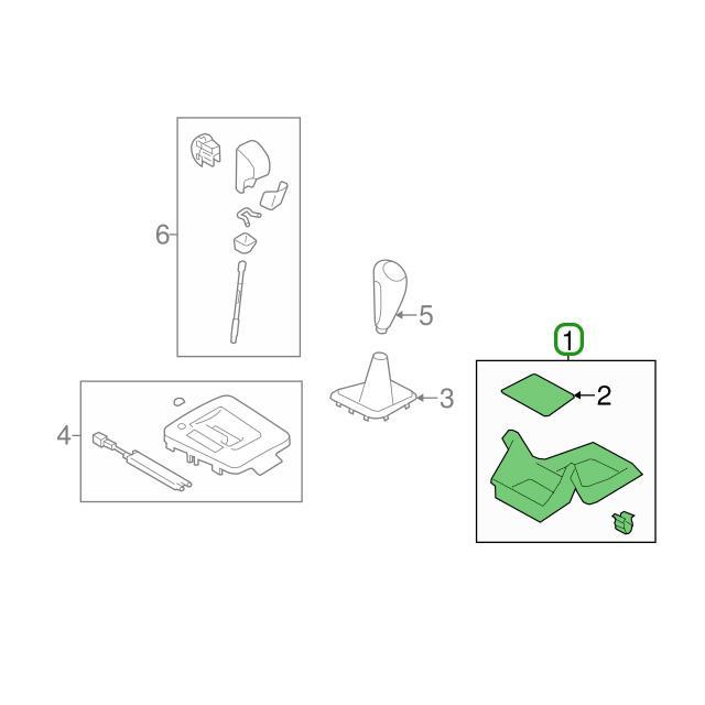 Subaru OEM Shifter Console | 2018-2019 Subaru STI (92169VA000)