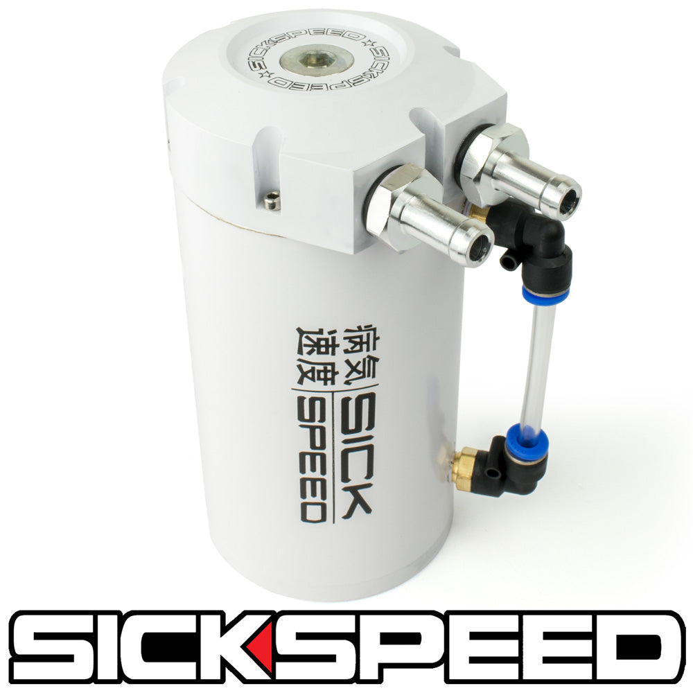 SICKSPEED OIL CATCH CAN W/BAFFLED ENGINE UNIVERSAL