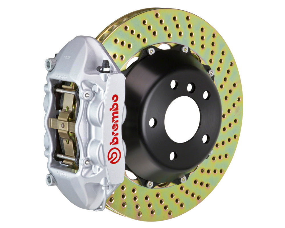 Brembo GT 365x29 2-Piece 4 Piston Silver Drilled Front Big Brake Kit