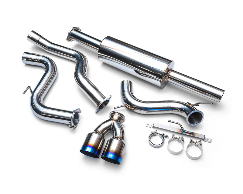 Agency Power Stainless Steel Catback Exhaust with Dual Titanium Tips Ford Focus ST 13-19-C-Dub Tech