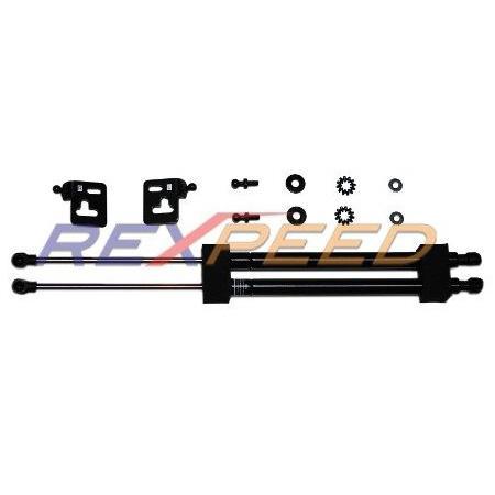 Rexpeed Black Series Hood Dampers | 1997-2001 Honda Prelude (HD02B)