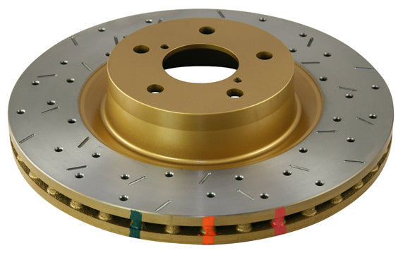 Disc Brakes Australia 4000 Series Rotor - Cross Drilled/Slotted Uni-Directional Rotor Front
