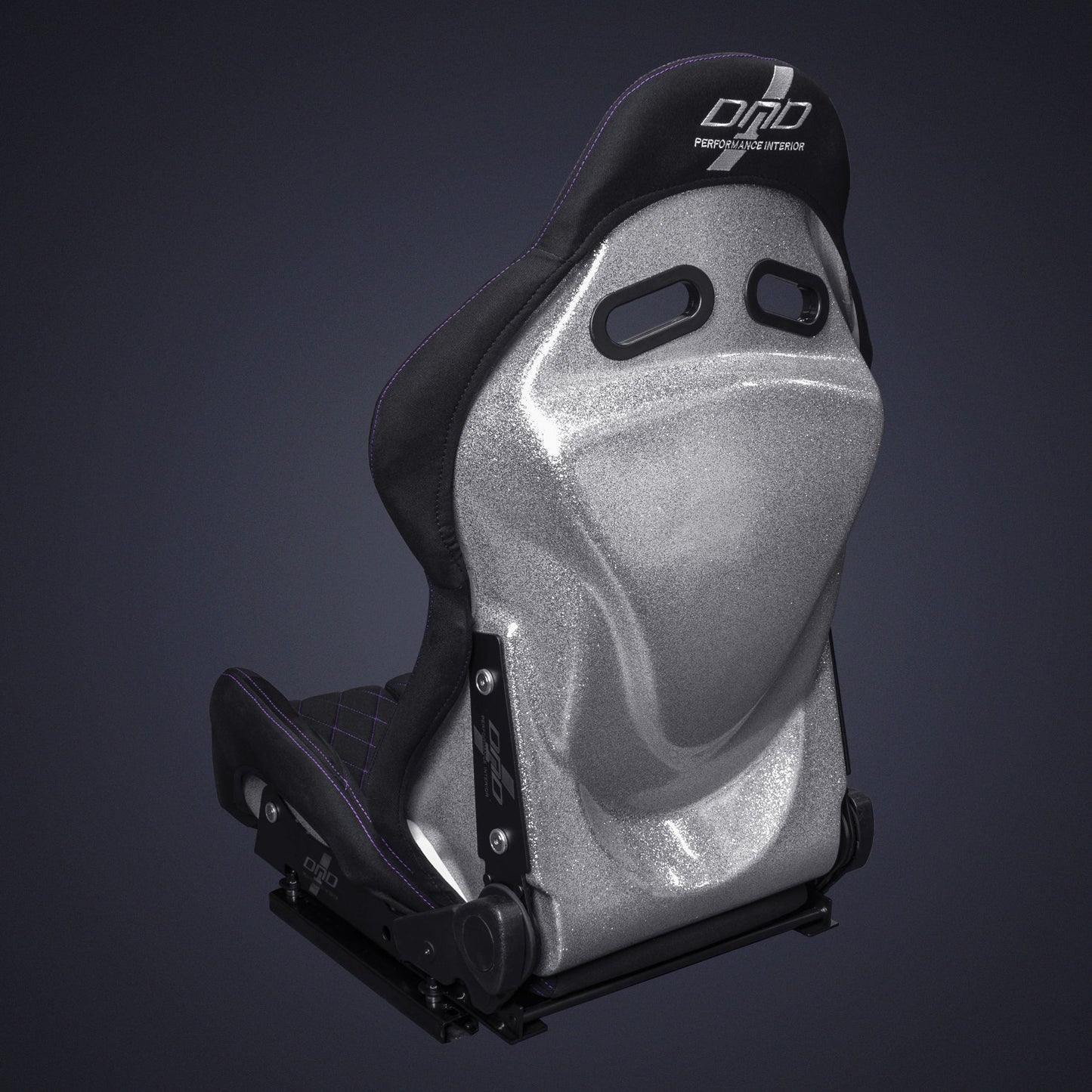 Nikos Racing Seat - Silver Metallic