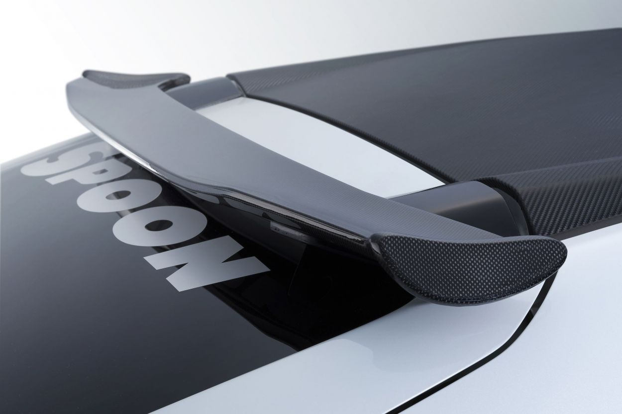 Spoon Roof Spoiler, Carbon - Civic FK7
