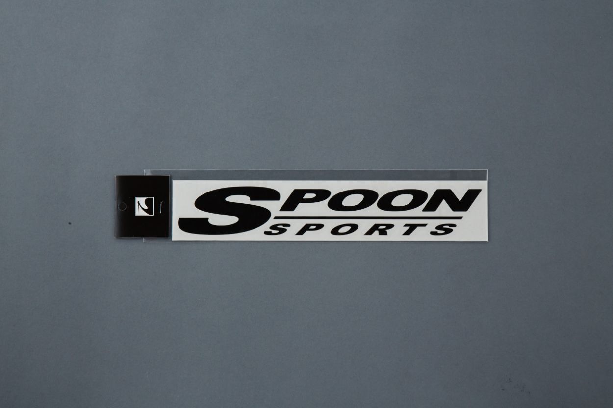Spoon Spoon Sports Logo Sticker - Accessories Black 250x40mm
