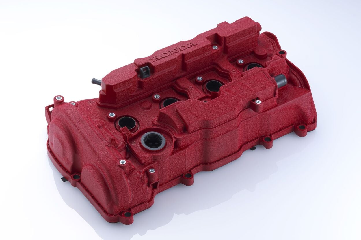Spoon K20C1 Head / Valve Cover, Red - Civic FK8
