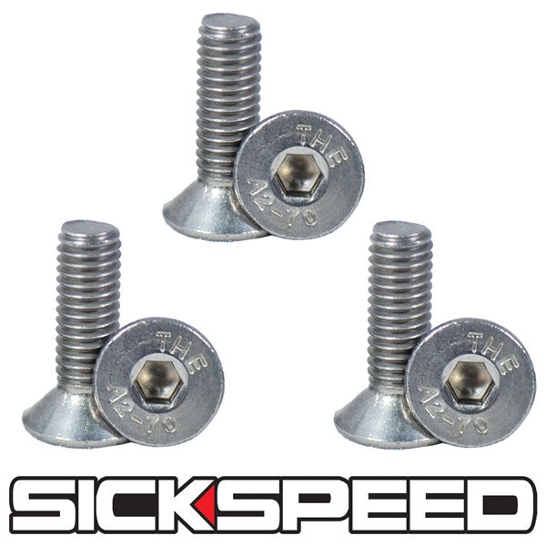 STEERING WHEEL SCREW 6PC BOLT KIT FOR NARDI/SPARCO/OMP/MOMO