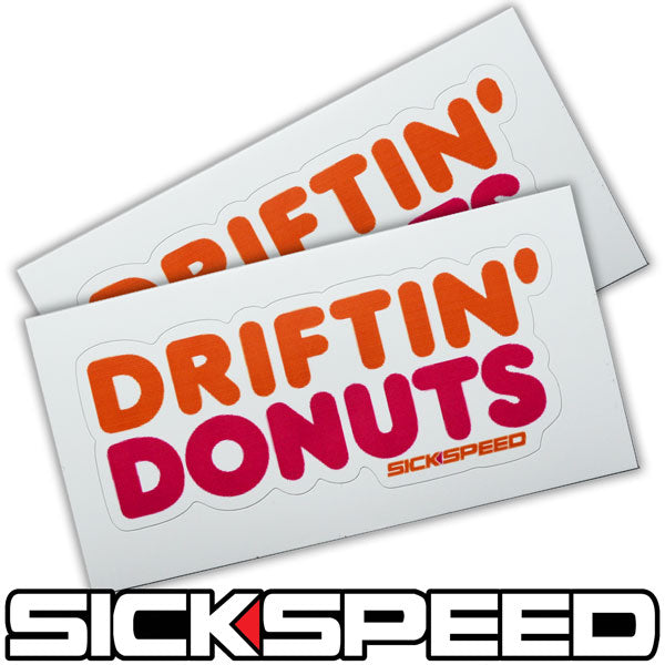 2PC SICKSPEED VINYL PARODY STICKER UNIVERSAL-C-Dub Tech