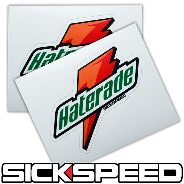 2PC SICKSPEED VINYL PARODY STICKER UNIVERSAL-C-Dub Tech