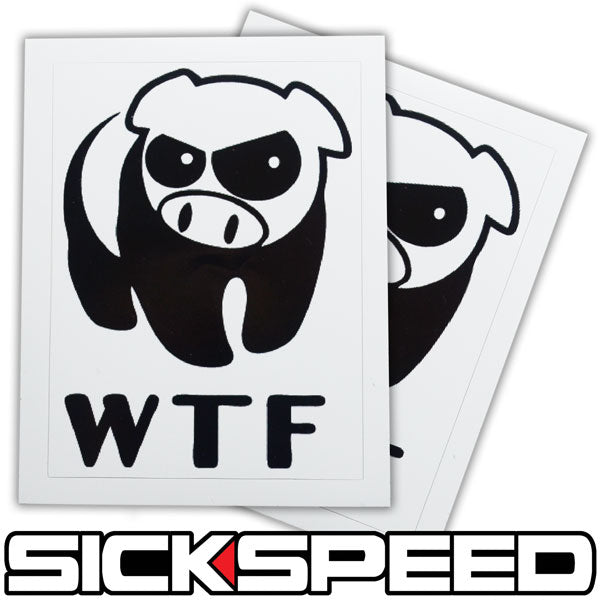 2PC SICKSPEED VINYL PARODY STICKER UNIVERSAL-C-Dub Tech