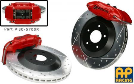 AP Racing 4-Piston Front Big Brake Kit for Nissan 370Z/G37 & G35 Sedan-C-Dub Tech