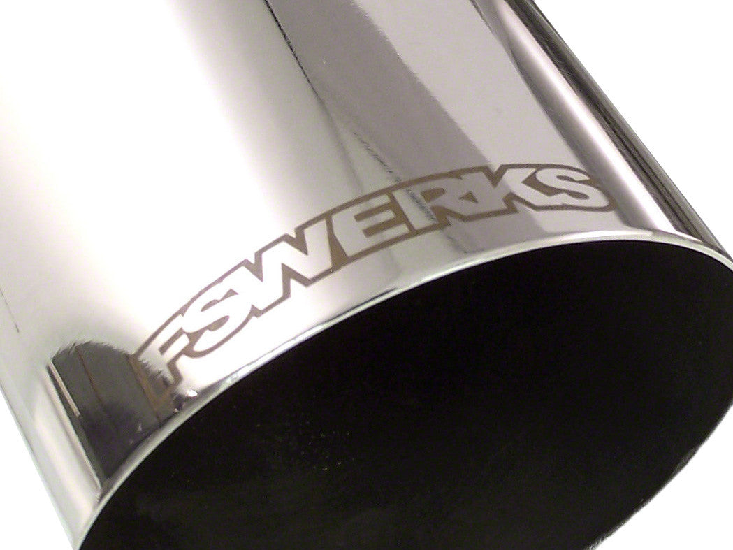FSWERKS Stainless Steel Exhaust Tip - Single or Dual Angle Cut