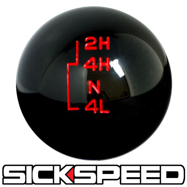 BLACK TRANSFER CASE SHIFT KNOB FOR FORD GEAR SHIFTER 4X4 4WD-C-Dub Tech