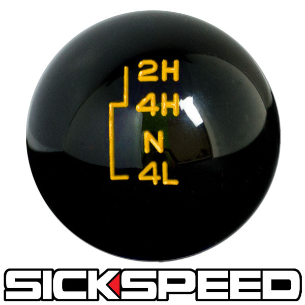 BLACK TRANSFER CASE SHIFT KNOB FOR FORD GEAR SHIFTER 4X4 4WD-C-Dub Tech