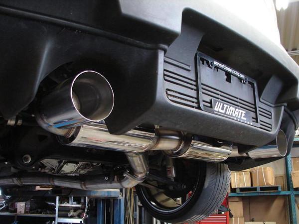 Ultimate Racing 3" Dual Exit Muffler Section | 2008-2015 Mitsubishi Evo X (20037)