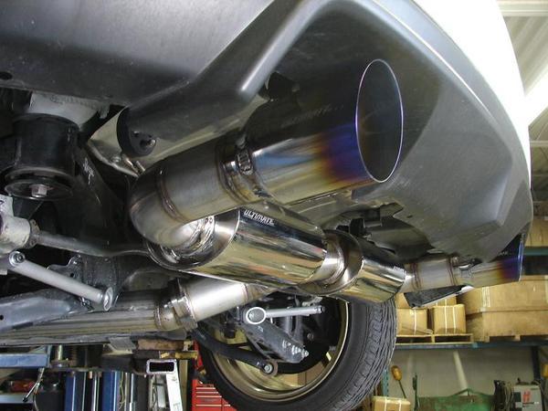 Ultimate Racing 3" Catback Dual Muffler Exhaust | 2008+ Subaru STI | 2011+ WRX Hatchback (10047)