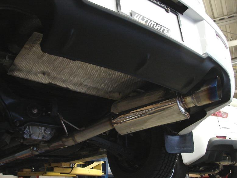 Ultimate Racing 3" Catback Exhaust | 2009-2015 Mitsubishi Lancer Ralliart (20062)