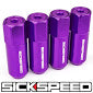 60MM ALUMINUM LUG NUTS 4PC 14X1.5-C-Dub Tech