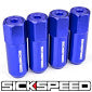 60MM ALUMINUM LUG NUTS 4PC 14X1.5-C-Dub Tech