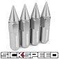 60MM ALUMINUM LUG NUTS 4PC 14X1.5-C-Dub Tech