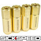 60MM ALUMINUM LUG NUTS 4PC 14X1.5-C-Dub Tech