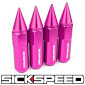 60MM Aluminum Lug Nuts 4PC 12X1.5-C-Dub Tech