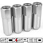 60MM ALUMINUM LUG NUTS 4PC 14X1.5-C-Dub Tech