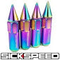60MM ALUMINUM LUG NUTS 4PC 14X1.5-C-Dub Tech