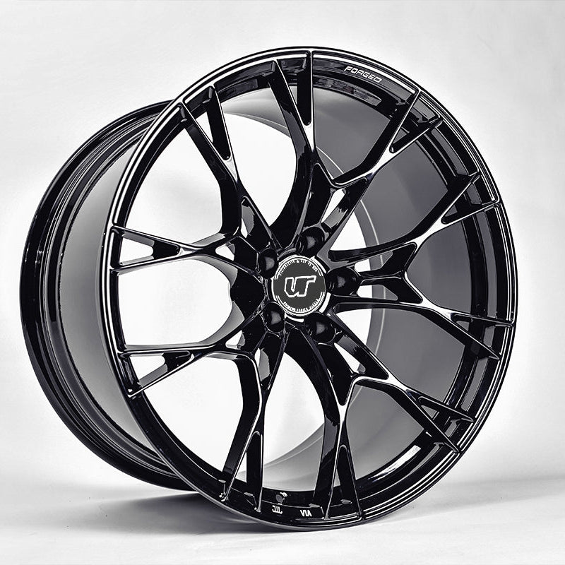 VR Forged D01 Wheel Gloss Black 20x9.5 +38mm 5x120 - VR-D01-2095-38-5120-GBLK