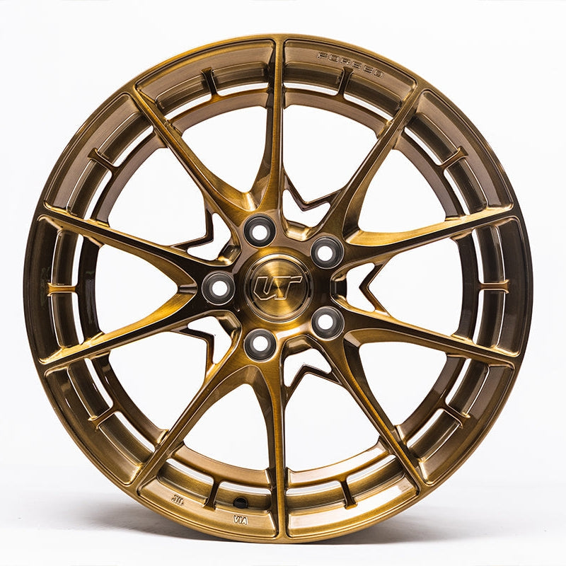 VR Forged D03-R Wheel Brushed Gold 18x9.5 +45mm 5x120 - VR-D03R-1895-45-5120-BRSG