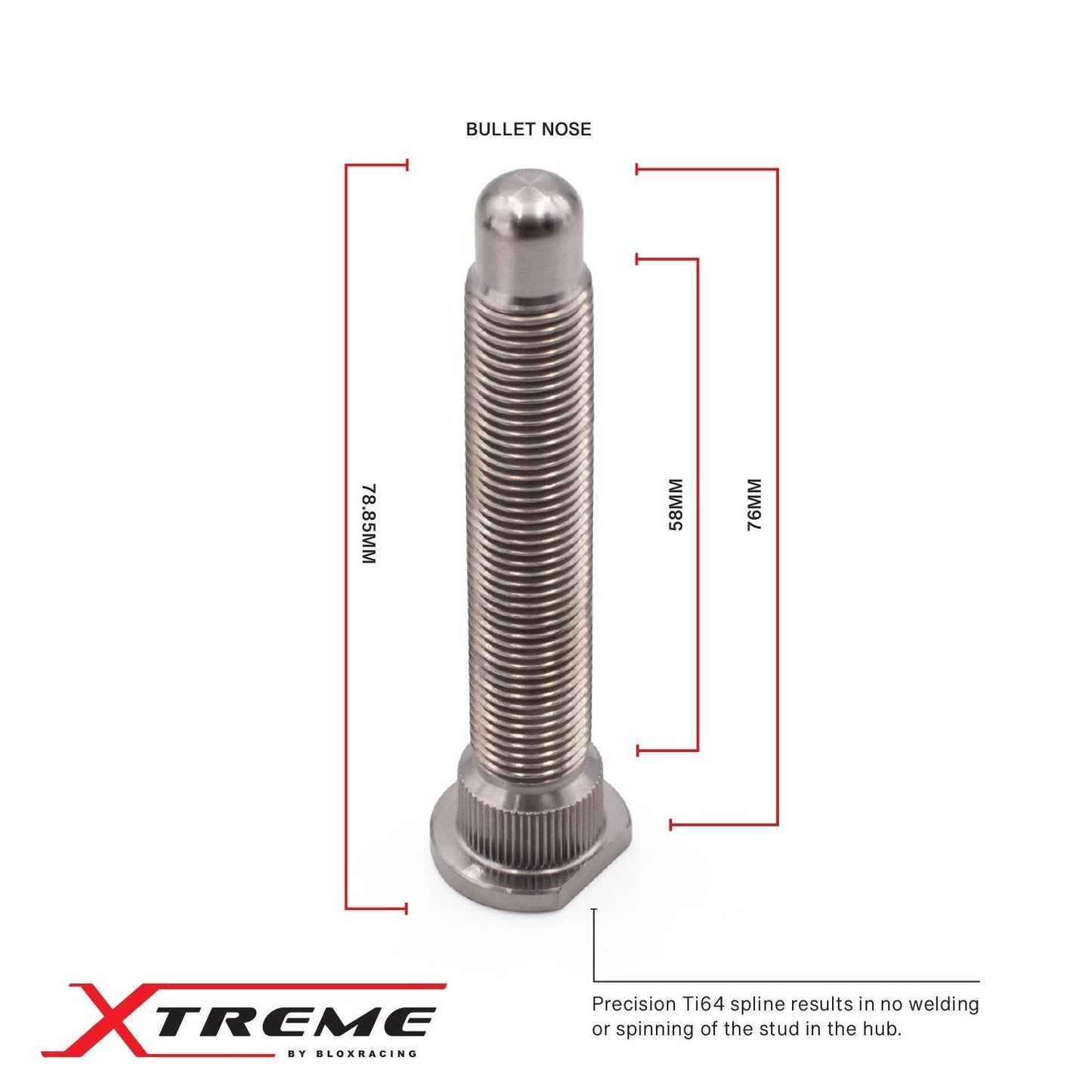 Xtreme Honda Titanium Wheel Studs