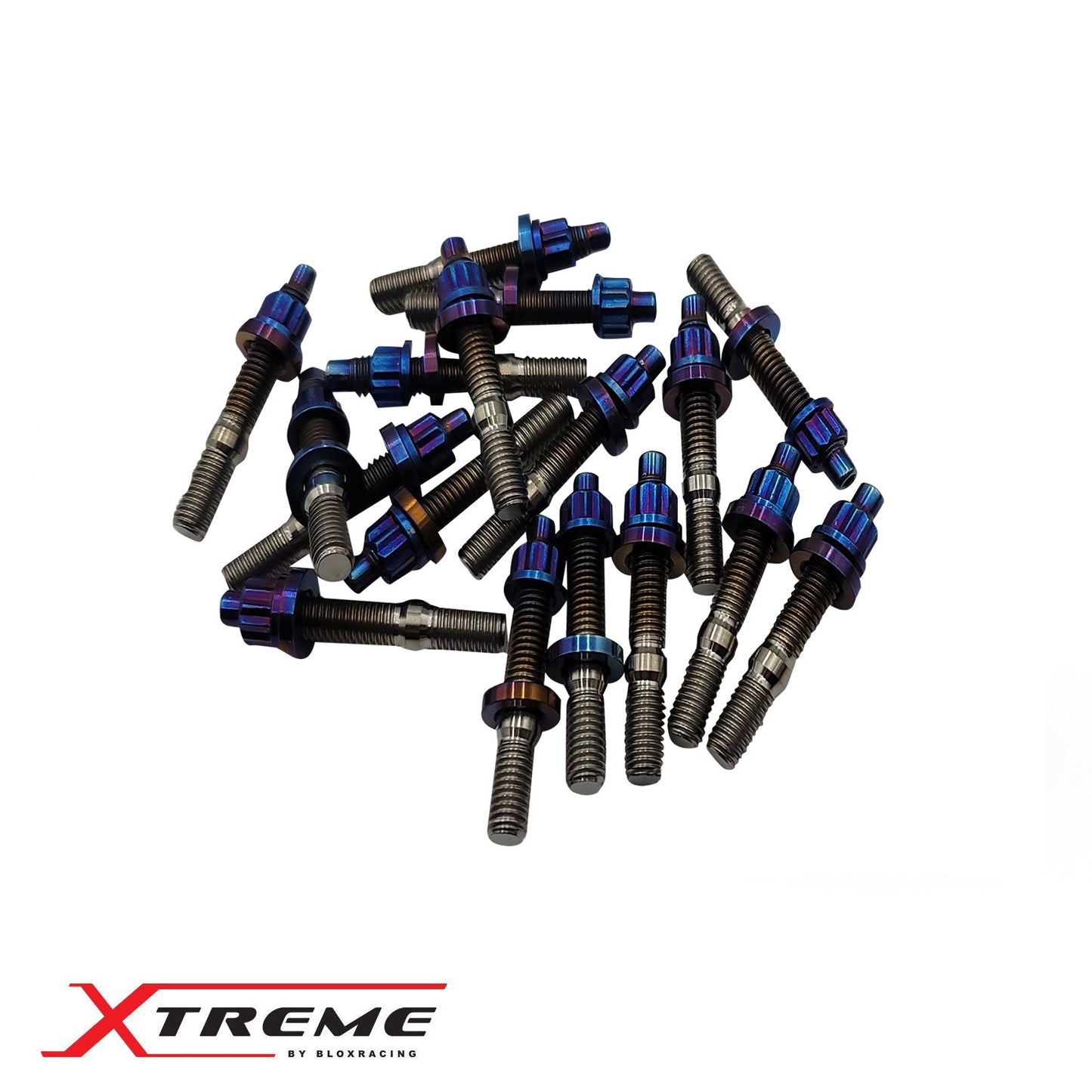 Xtreme Titanium Intake/Exhaust Manifold Studs - Raw and Burnt