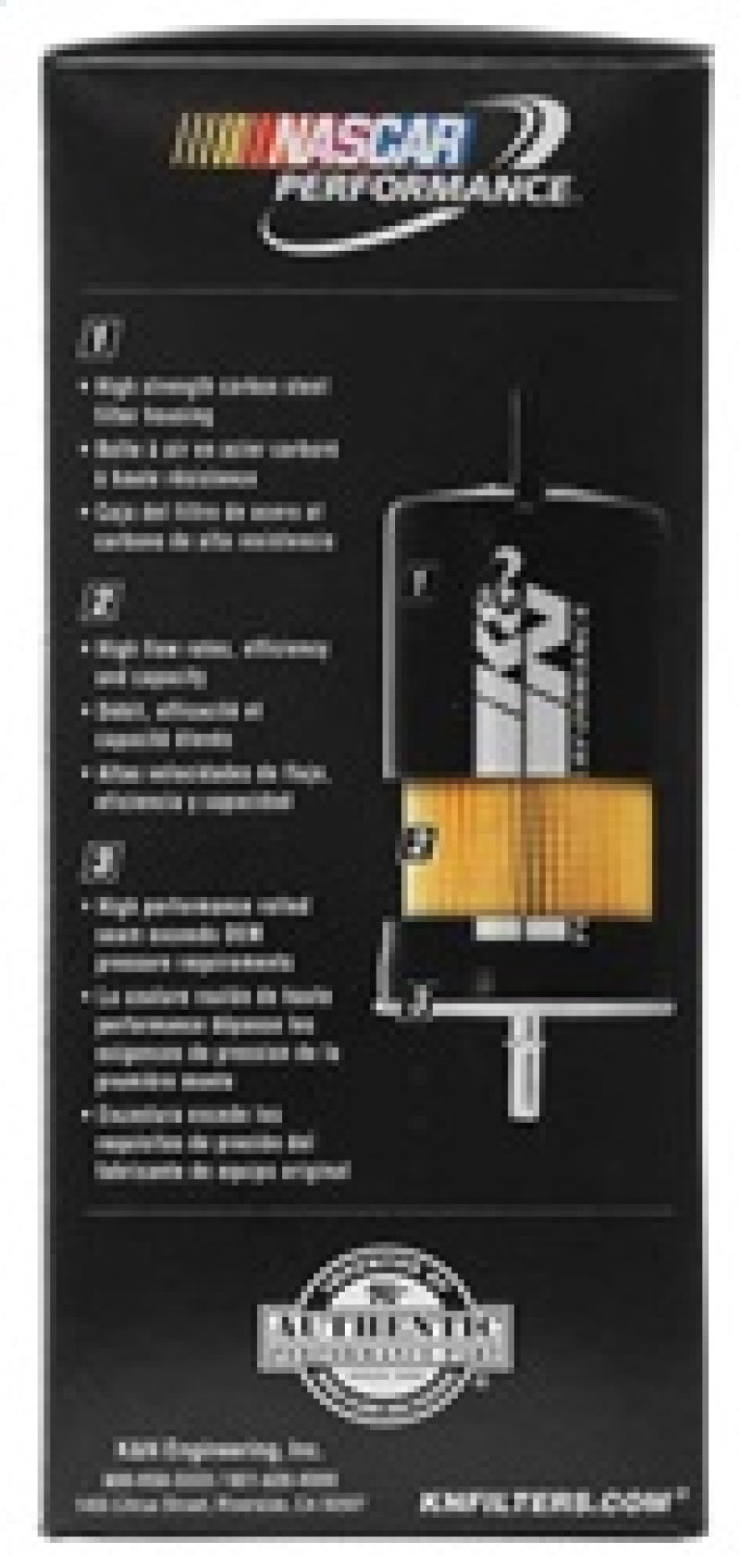 KN Inline Fuel Filter