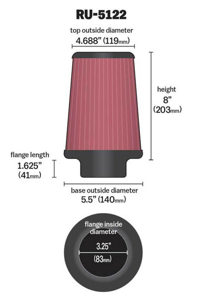 KN Universal Air Filter