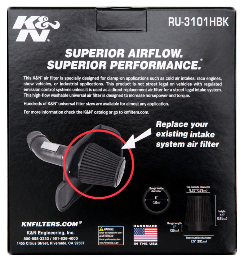 KN Universal Air Filter