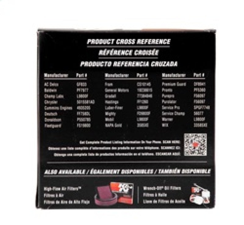 KN Inline Fuel Filter