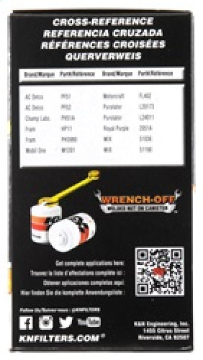 KN Premium Wrench-Off Oil Filt