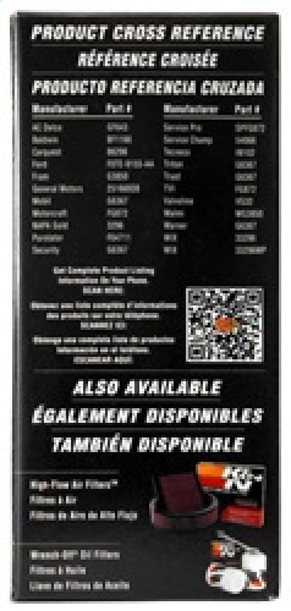 KN Inline Fuel Filter