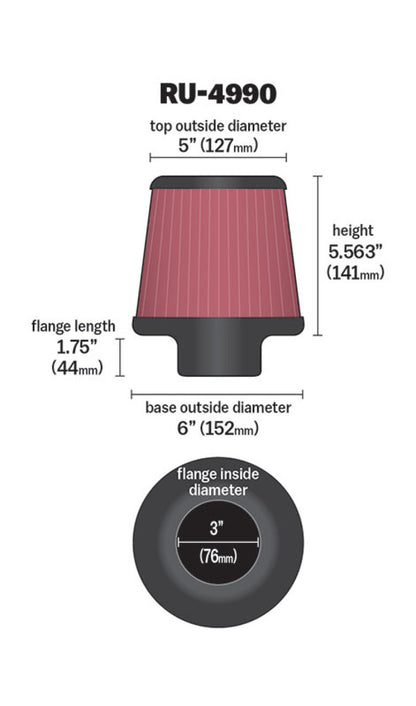 KN Universal Air Filter