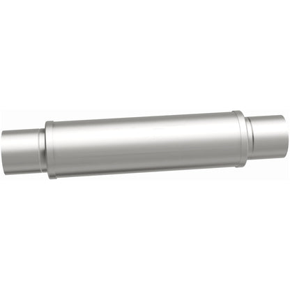 Straight-Through Performance Muffler; 3in. Center/Center; 4x14x4 Body