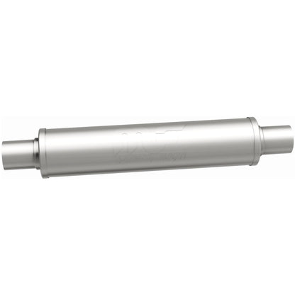 Straight-Through Performance Muffler; 2.25in. Center/Center; 4x18x4 Body