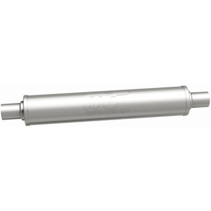 Straight-Through Performance Muffler; 2in. Center/Center; 4x22x4 Body