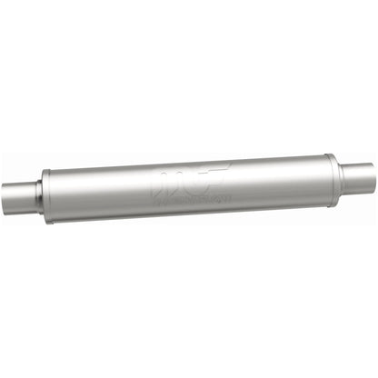 Straight-Through Performance Muffler; 2.25in. Center/Center; 4x22x4 Body