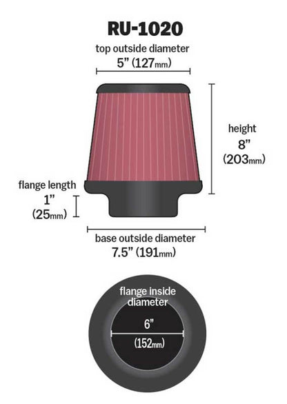 KN Universal Air Filter