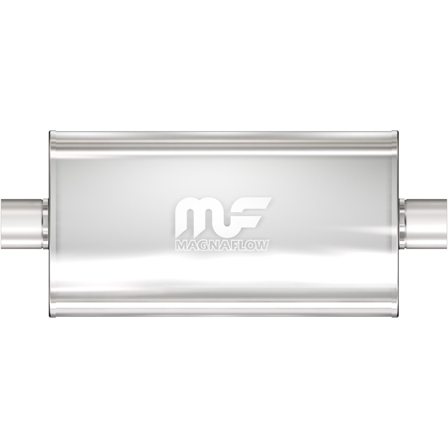 Straight-Through Performance Muffler; 2.5in. Center/Center; 5x22x11 Body