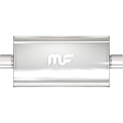 Straight-Through Performance Muffler; 3in. Center/Center; 5x22x11 Body