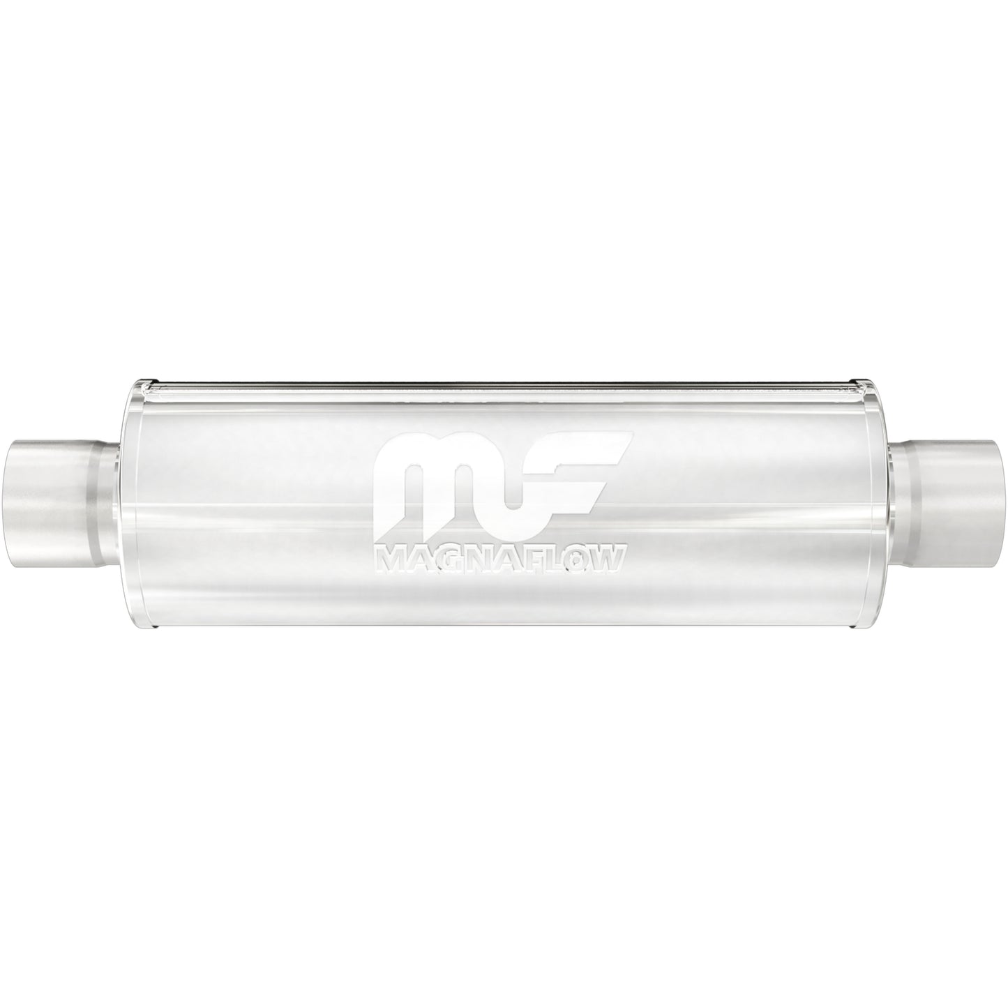 Straight-Through Performance Muffler; 2.5in. Center/Center; 6x27x6 Body