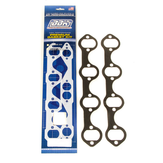 BBK PREMIUM HEADER GASKET SET FORD 302 / 351 OVAL 1-3/4" (PAIR)