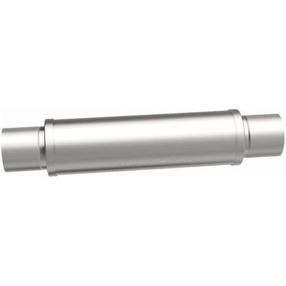 Straight-Through Performance Muffler; 3in. Center/Center; 4x14x4 Body