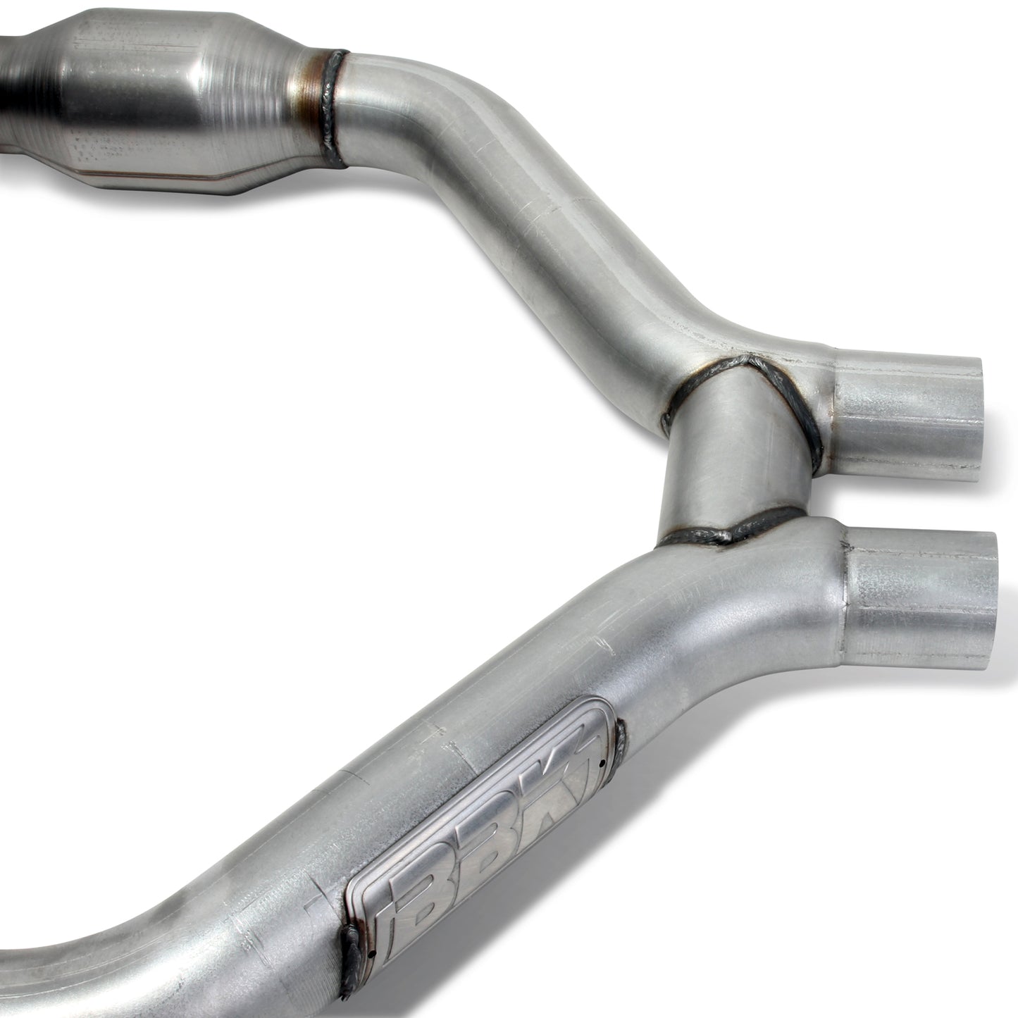 BBK MUSTANG V6 SHORT MID H PIPE W/ CONVERTORS FOR USE W/ 1642/16420